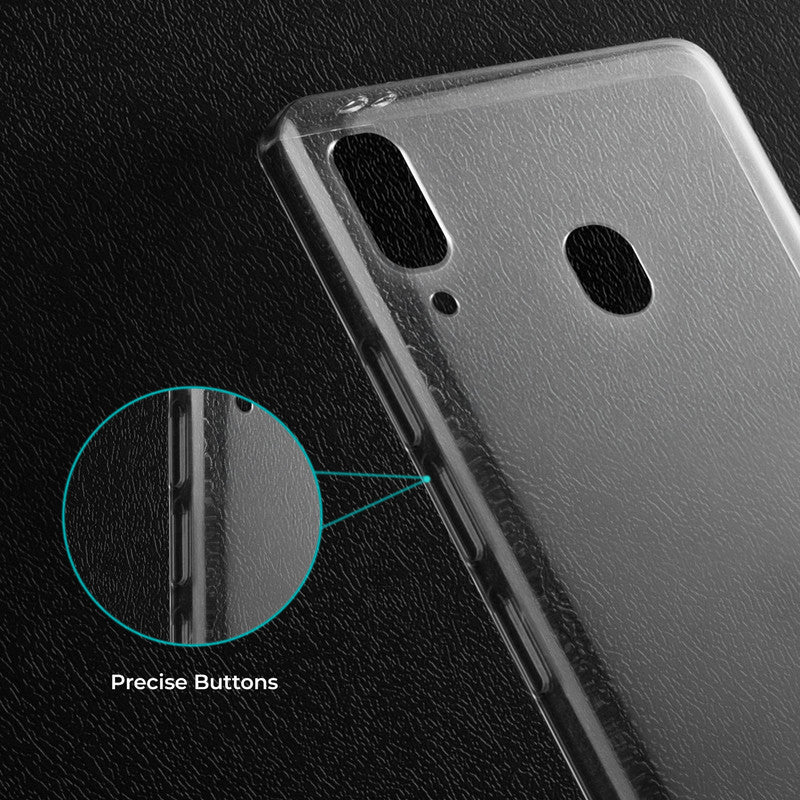 Crystal Clear Hard Anti-Yellow Transparent Back Cover Case For Samsung A30 - Image 4