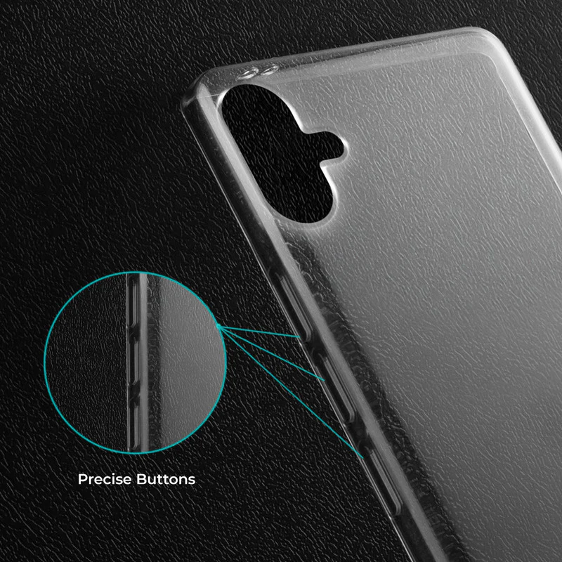 Crystal Clear Hard Anti-Yellow Transparent Back Cover Case For Samsung F04 - Image 3