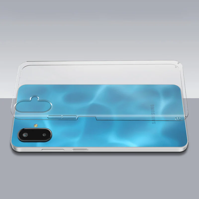 Crystal Clear Hard Anti-Yellow Transparent Back Cover Case For Samsung F06 5G - Image 7