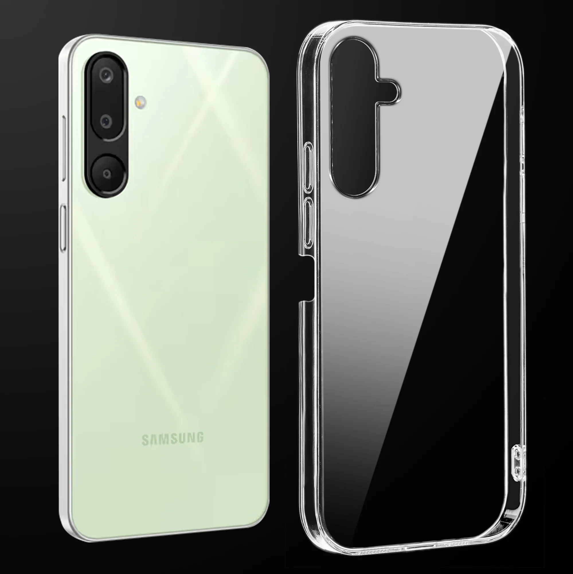 Crystal Clear Hard Anti-Yellow Transparent Back Cover Case For Samsung F16 5G