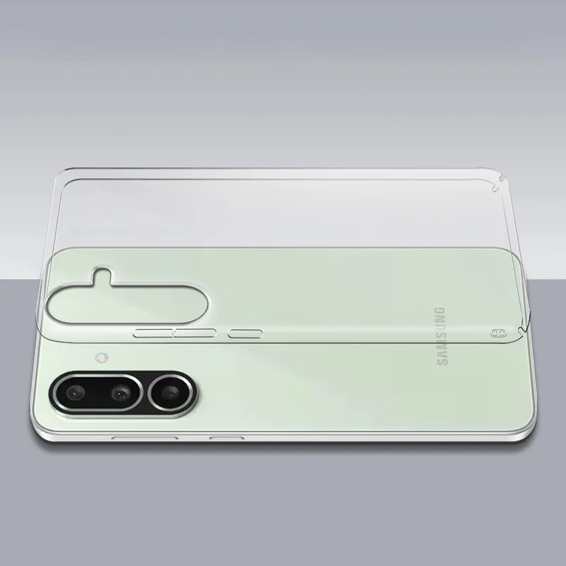 Crystal Clear Hard Anti-Yellow Transparent Back Cover Case For Samsung F56 5G - Image 6