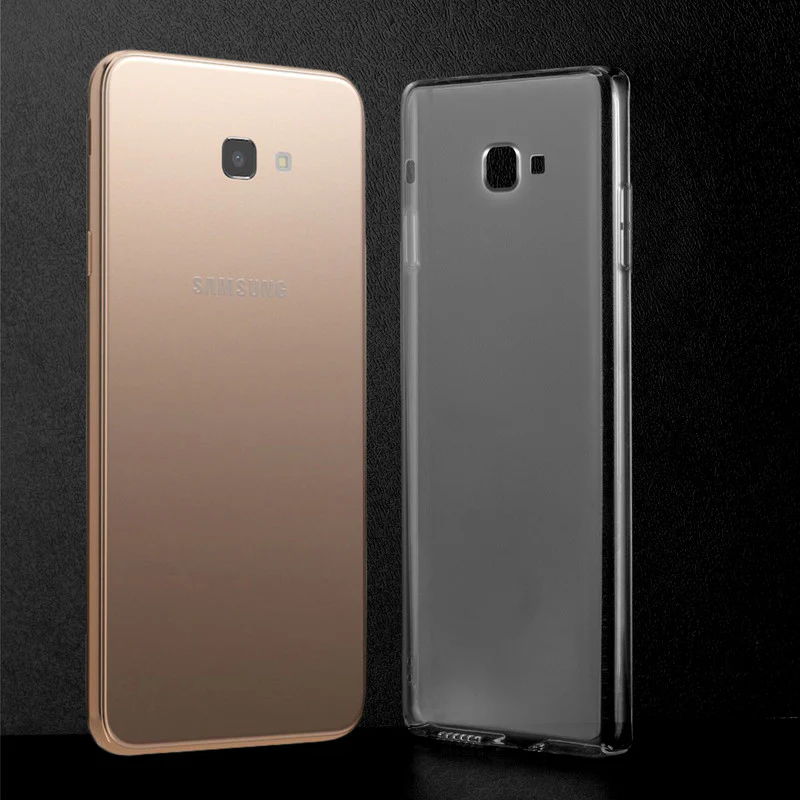 Crystal Clear Hard Anti-Yellow Transparent Back Cover Case For Samsung J4 Plus - Image 2