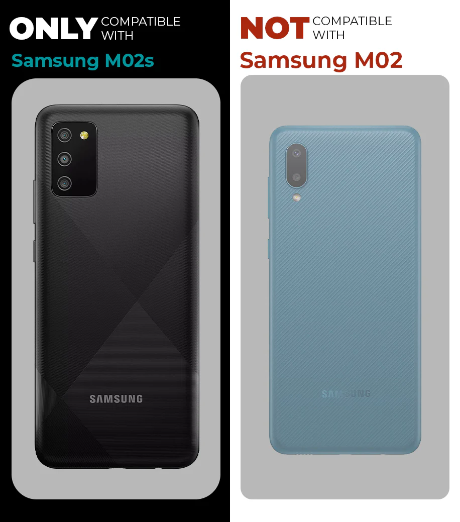 Crystal Clear Hard Anti-Yellow Transparent Back Cover Case For Samsung M02s - Image 2