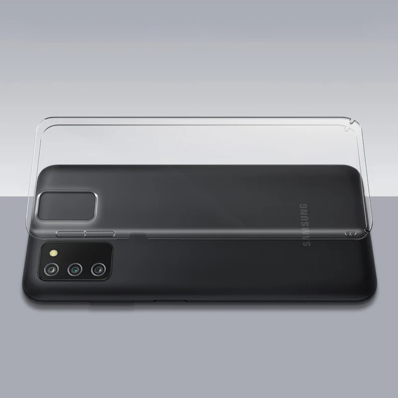 Crystal Clear Hard Anti-Yellow Transparent Back Cover Case For Samsung M02s - Image 7