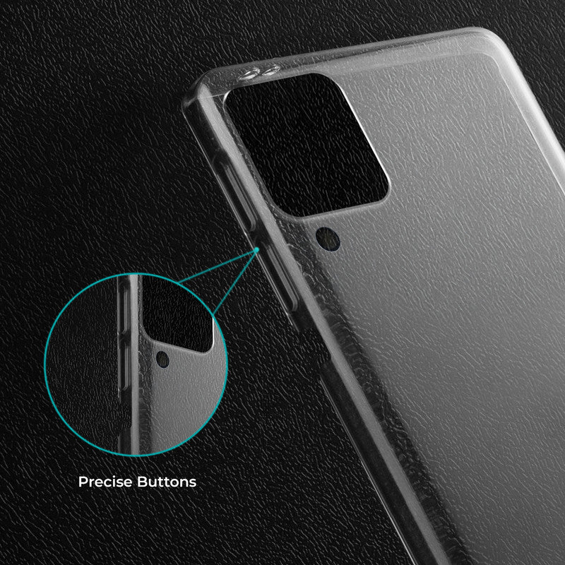 Crystal Clear Hard Anti-Yellow Transparent Back Cover Case For Samsung M12 - Image 4