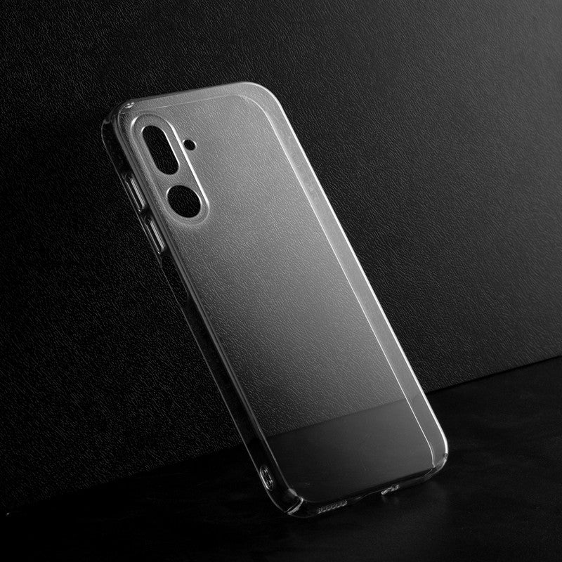 Crystal Clear Hard Anti-Yellow Transparent Back Cover Case For Samsung M36 5G - Image 3