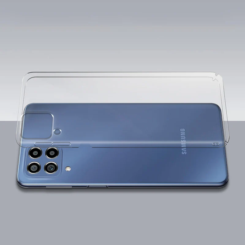 Crystal Clear Hard Anti-Yellow Transparent Back Cover Case For Samsung M53 5G - Image 7