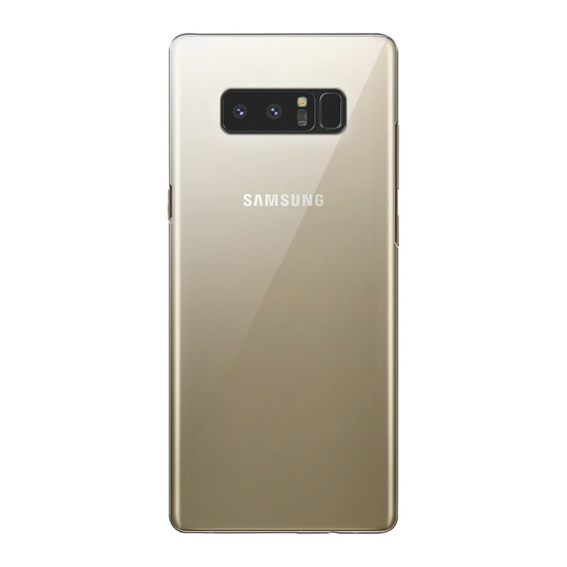 Crystal Clear Hard Anti-Yellow Transparent Back Cover Case For Samsung note 8 - Image 5
