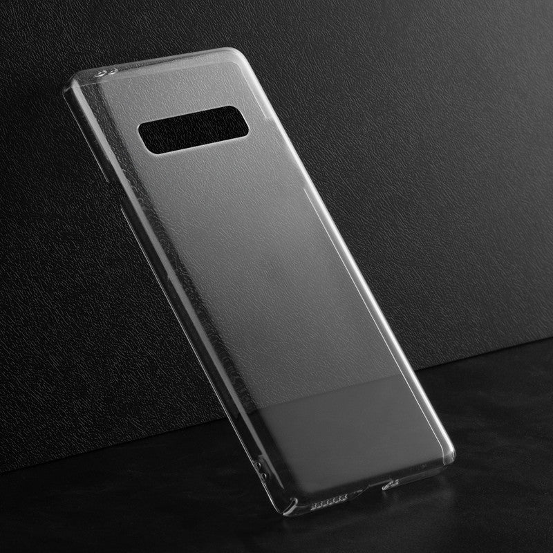 Crystal Clear Hard Anti-Yellow Transparent Back Cover Case For Samsung S10 Plus - Image 3