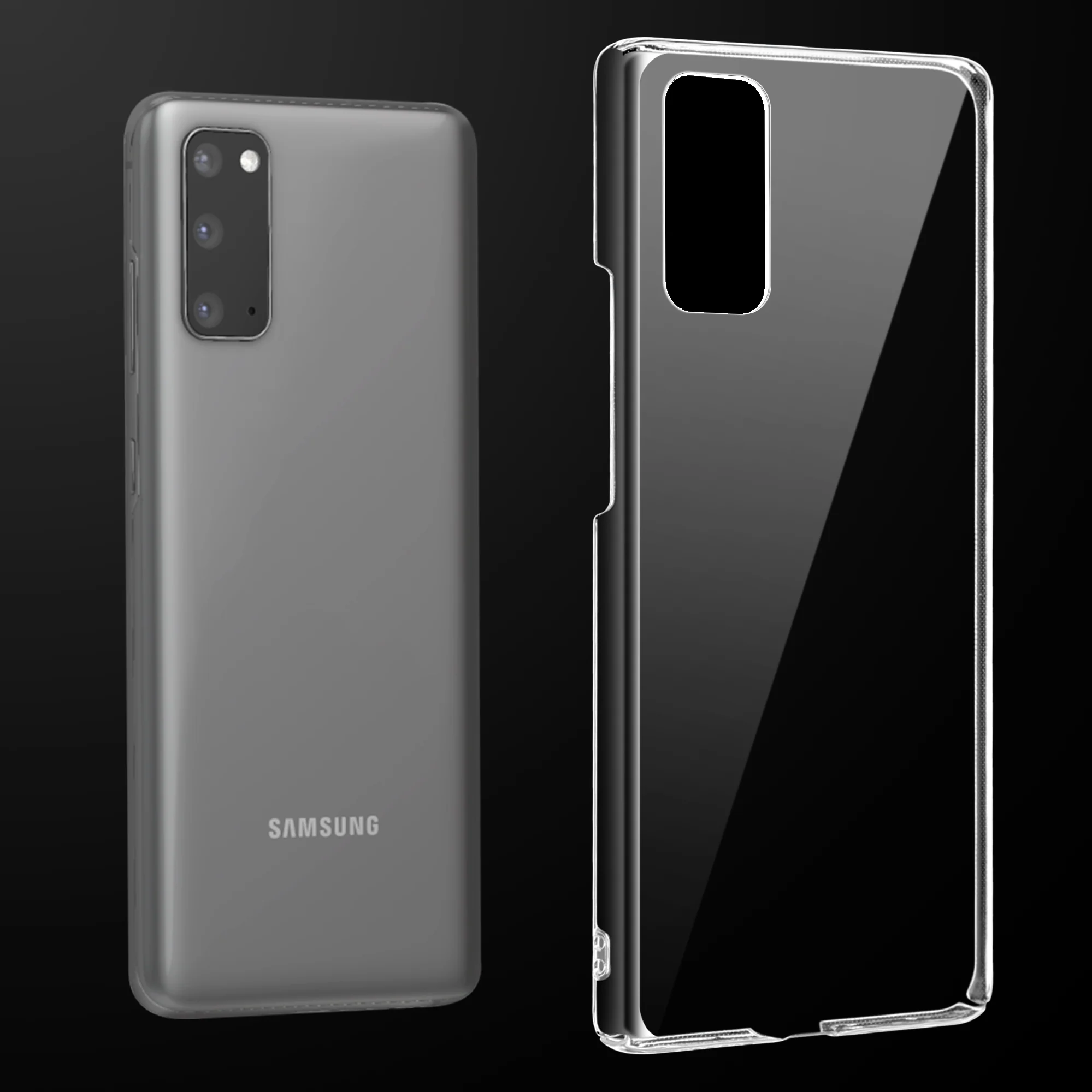 Crystal Clear Hard Anti-Yellow Transparent Back Cover Case For Samsung S20 5G