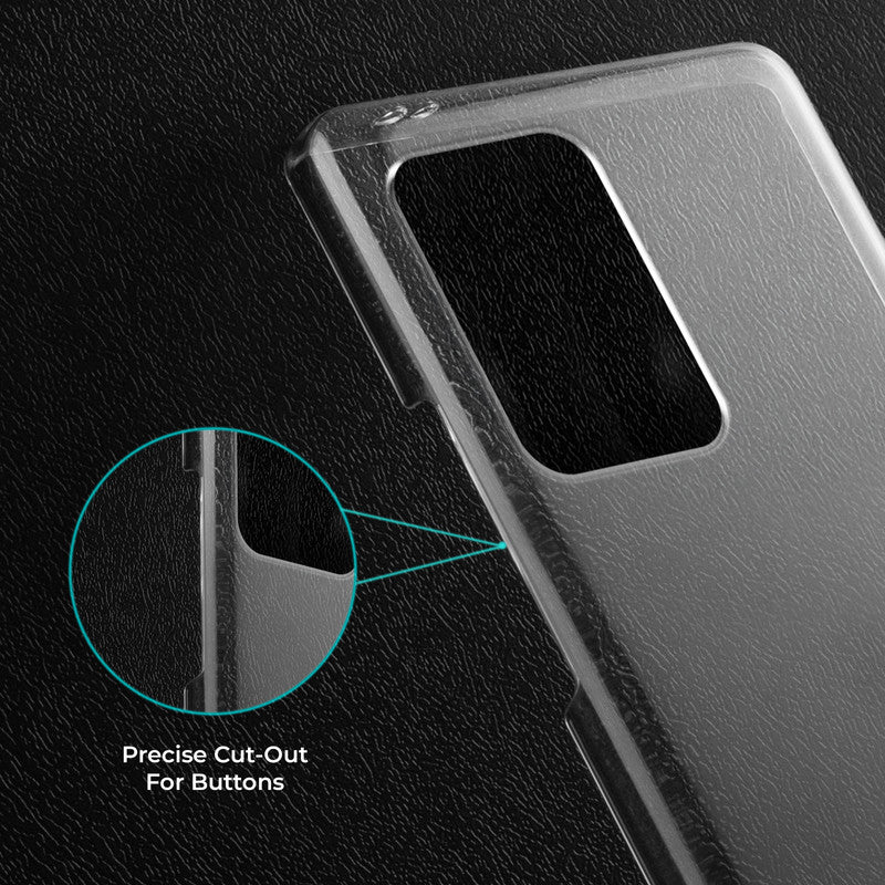 Crystal Clear Hard Anti-Yellow Transparent Back Cover Case For Samsung S20 ultra - Image 4