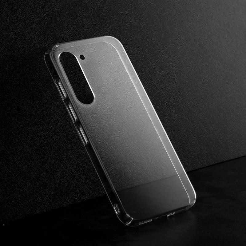 Crystal Clear Hard Anti-Yellow Transparent Back Cover Case For Samsung S23 Plus 5G - Image 3