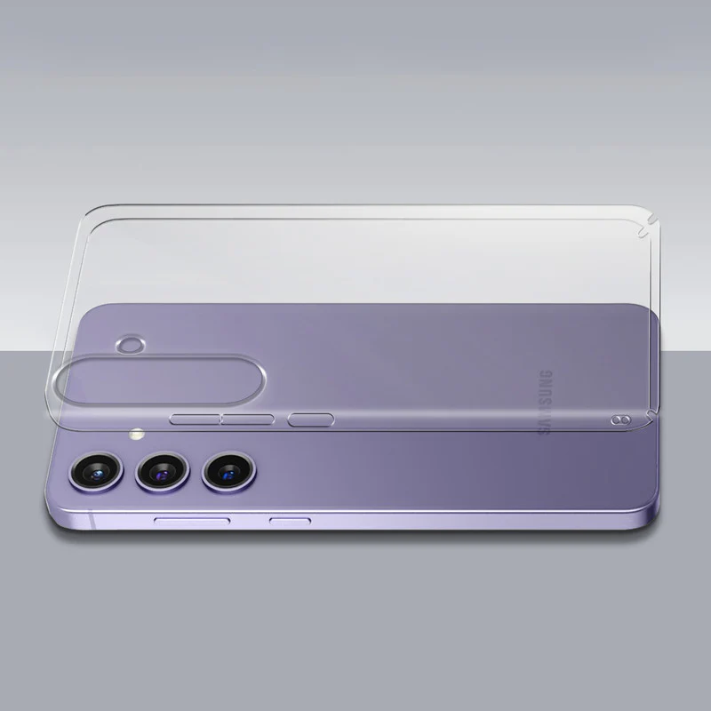 Crystal Clear Hard Anti-Yellow Transparent Back Cover Case For Samsung S24 FE 5G - Image 7