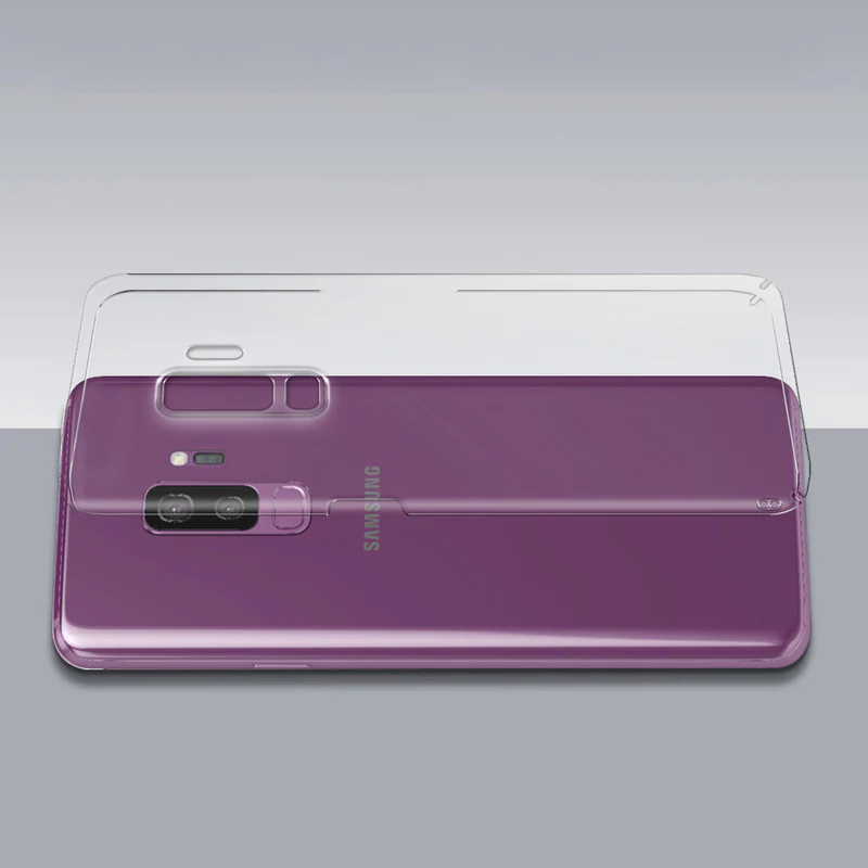 Crystal Clear Hard Anti-Yellow Transparent Back Cover Case For Samsung S9 plus - Image 7