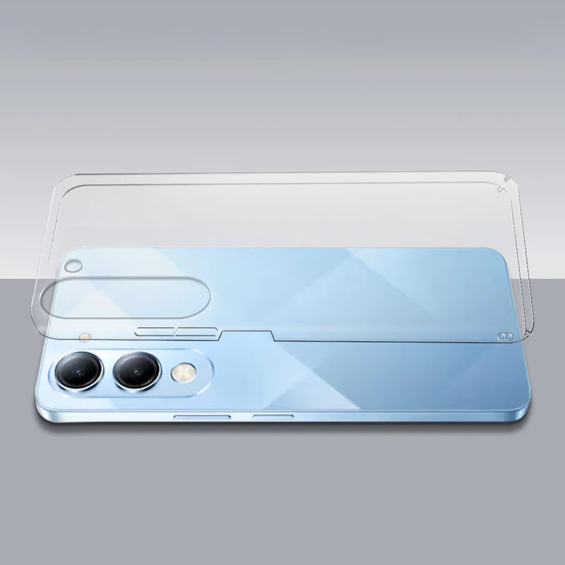 Crystal Clear Hard Anti-Yellow Transparent Back Cover Case For Vivo T4 Lite 5G - Image 7