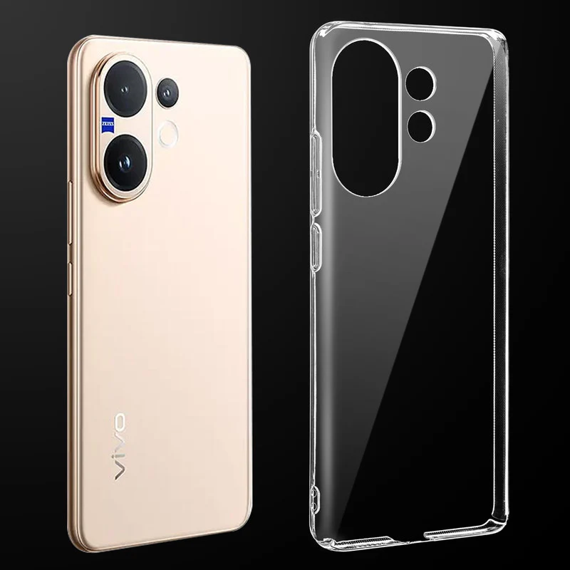 Crystal Clear Hard Anti-Yellow Transparent Back Cover Case For Vivo T4 Pro 5G