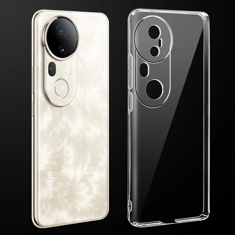 Crystal Clear Hard Anti-Yellow Transparent Back Cover Case For Vivo T4 Ultra 5G