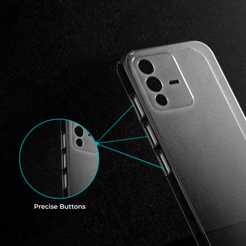 Crystal Clear Hard Anti-Yellow Transparent Back Cover Case For Vivo V23 - Image 4