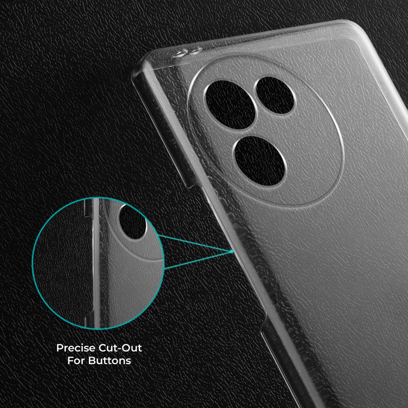 Crystal Clear Hard Anti-Yellow Transparent Back Cover Case For Vivo V30e 5G - Image 4