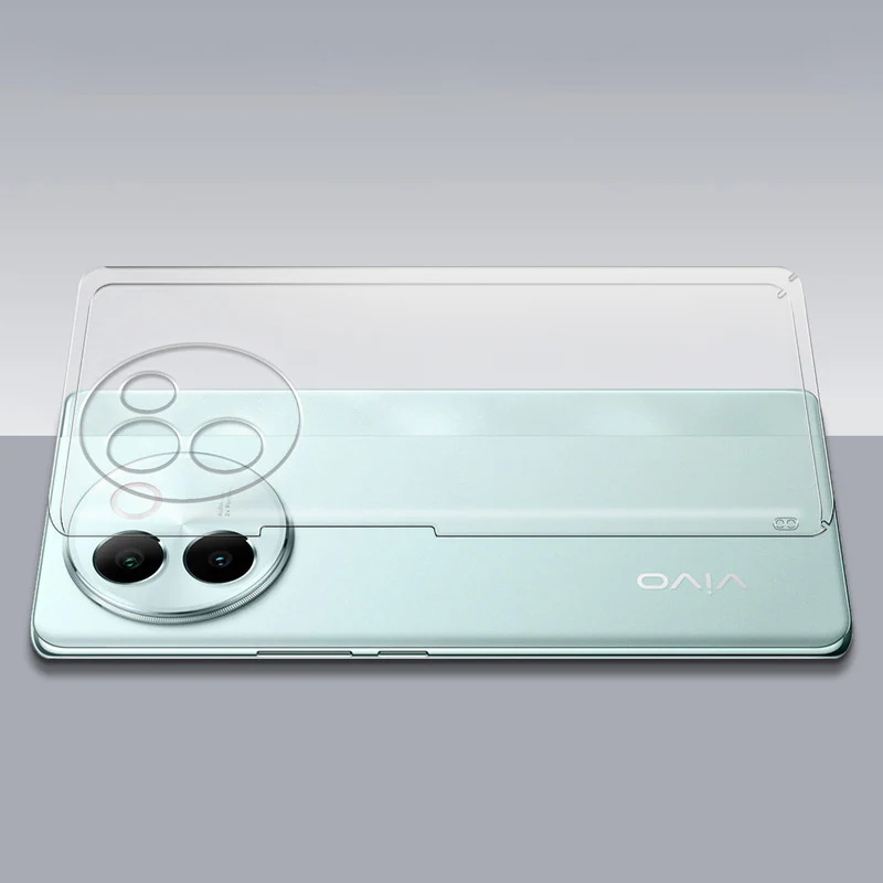 Crystal Clear Hard Anti-Yellow Transparent Back Cover Case For Vivo V30e 5G - Image 7