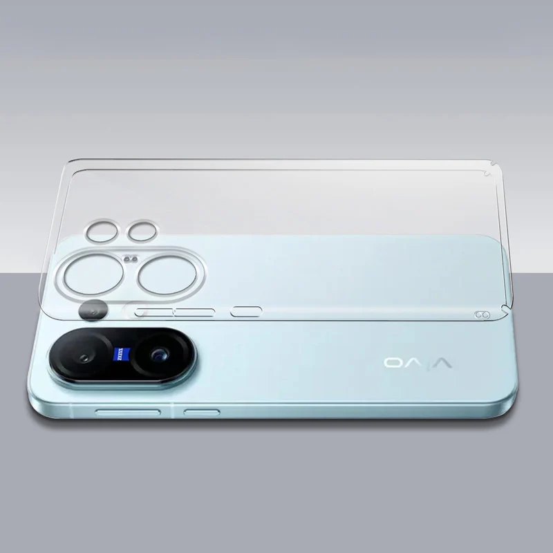 Crystal Clear Hard Anti-Yellow Transparent Back Cover Case For Vivo X200 FE 5G - Image 7