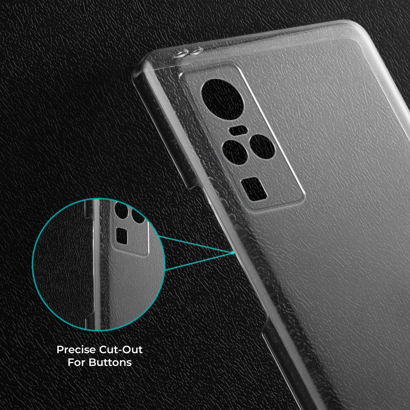 Crystal Clear Hard Anti-Yellow Transparent Back Cover Case For Vivo X50 Pro 5G - Image 4