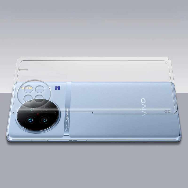 Crystal Clear Hard Anti-Yellow Transparent Back Cover Case For Vivo X90 5G - Image 7