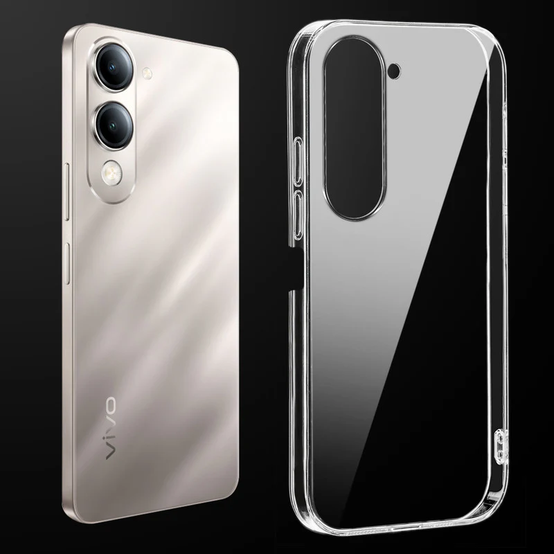Crystal Clear Hard Anti-Yellow Transparent Back Cover Case For Vivo Y19e