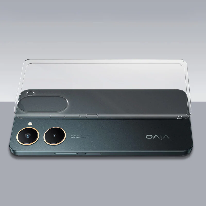 Crystal Clear Hard Anti-Yellow Transparent Back Cover Case For Vivo Y28e 5G - Image 7