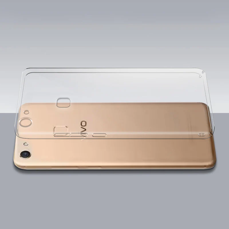 Crystal Clear Hard Anti-Yellow Transparent Back Cover Case For Vivo Y81 - Image 7