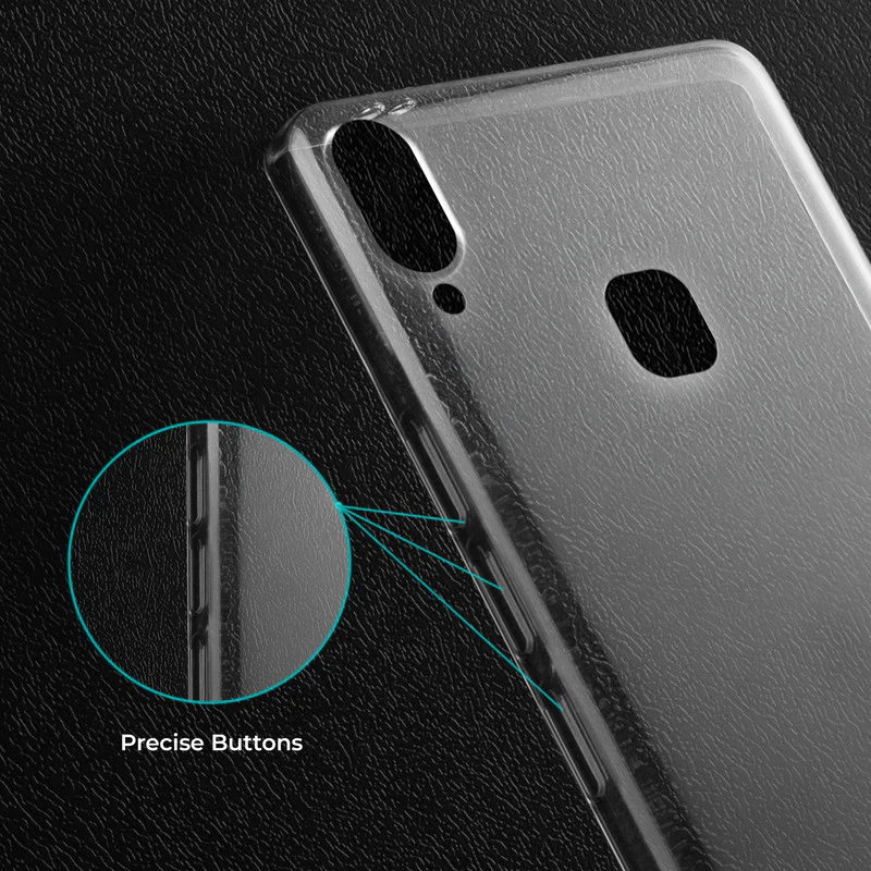 Crystal Clear Hard Anti-Yellow Transparent Back Cover Case For Vivo Y95 - Image 4