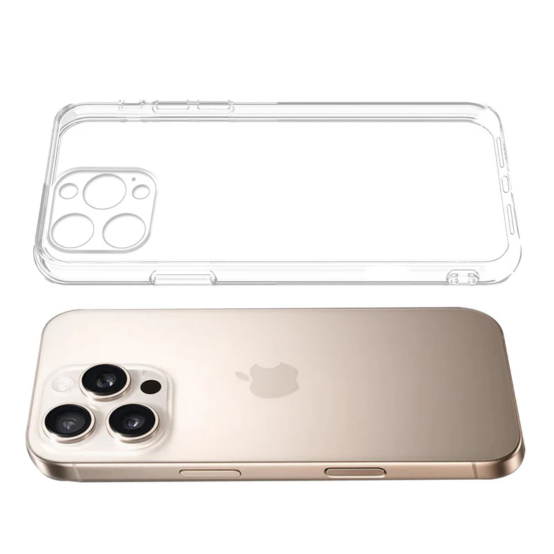 Crystal Clear Hard Back Anti-Yellowing Phone Cover For Apple iPhone 16 Pro Max - Image 7