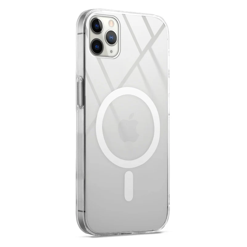 Colored Transparent Anti-Yellowing Wireless Charging Support Case For Apple iPhone 11 Pro - Image 11