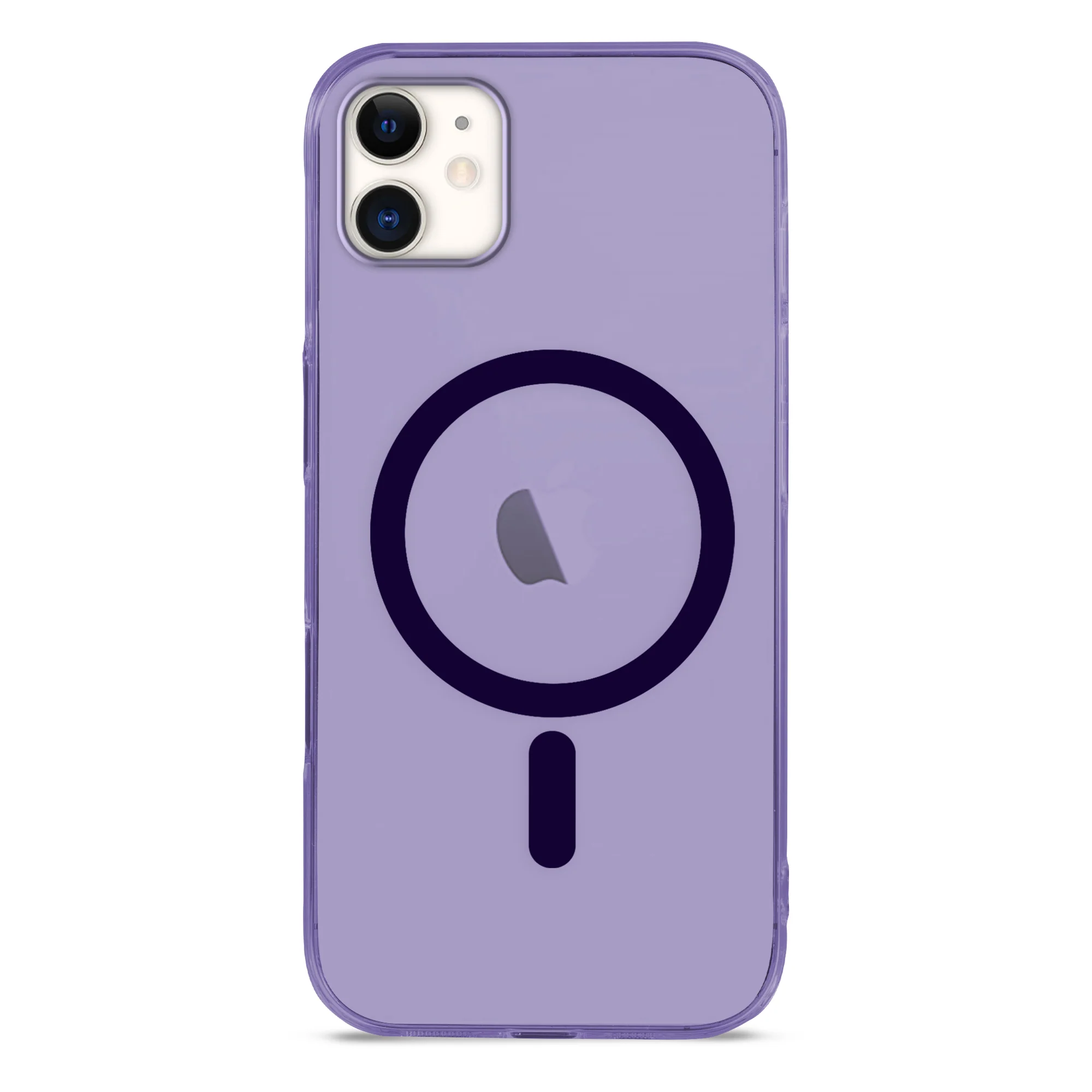 Colored Transparent Anti-Yellowing Wireless Charging Support Case For Apple iPhone 12 - Image 27