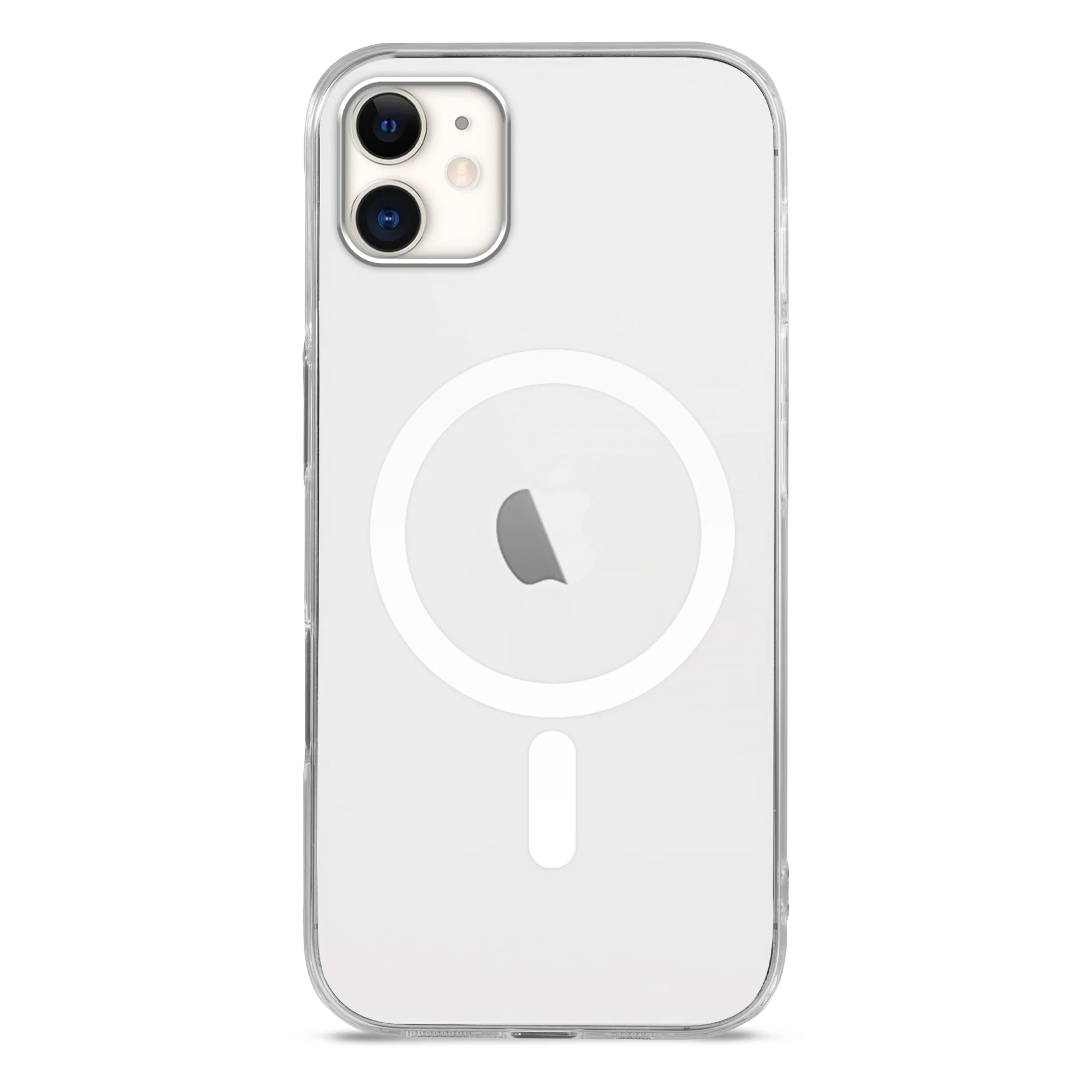 Colored Transparent Anti-Yellowing Wireless Charging Support Case For Apple iPhone 12 - Image 34