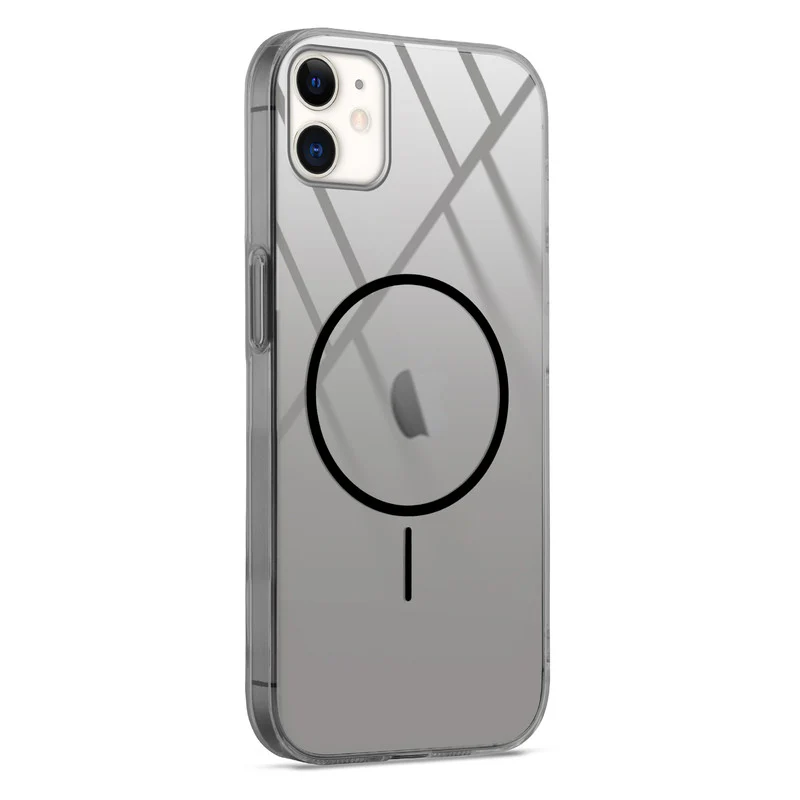 Colored Transparent Anti-Yellowing Wireless Charging Support Case For Apple iPhone 12 - Image 4