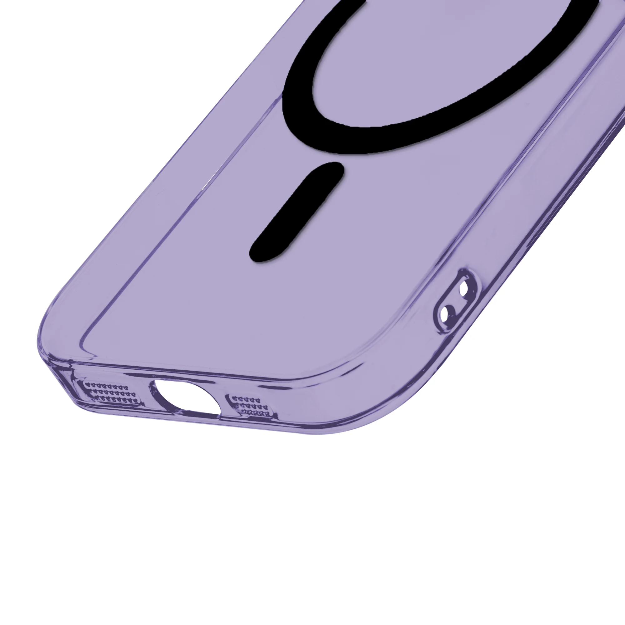 Colored Transparent Anti-Yellowing Wireless Charging Support Case For Apple iphone 13 - Image 21