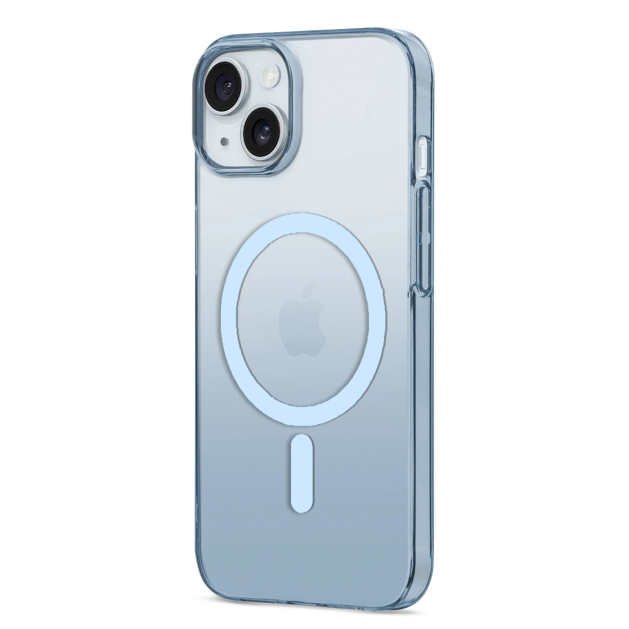 Colored Transparent Anti-Yellowing Wireless Charging Support Case For Apple iphone 13 - Image 40
