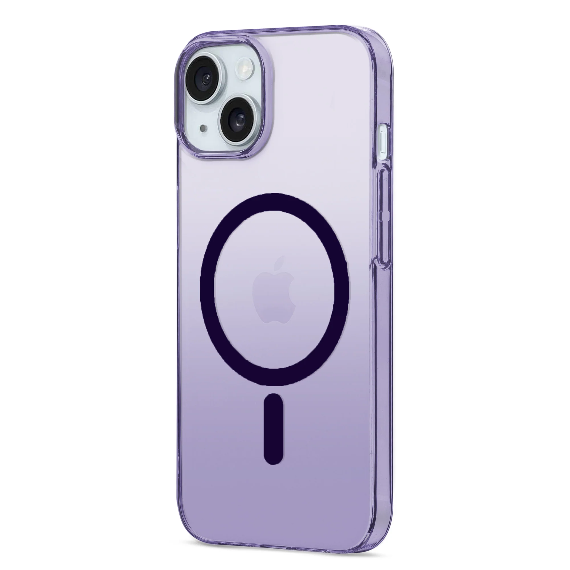 Colored Transparent Anti-Yellowing Wireless Charging Support Case For Apple iPhone 14 Plus - Image 26