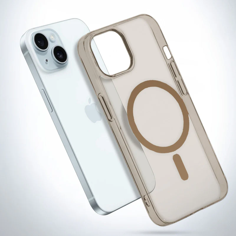 Colored Transparent Anti-Yellowing Wireless Charging Support Case For Apple iPhone 15 - Image 10