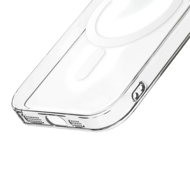 Colored Transparent Anti-Yellowing Wireless Charging Support Case For Apple iPhone 15 - Image 21