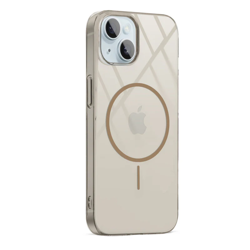 Colored Transparent Anti-Yellowing Wireless Charging Support Case For Apple iPhone 15 Plus - Image 11