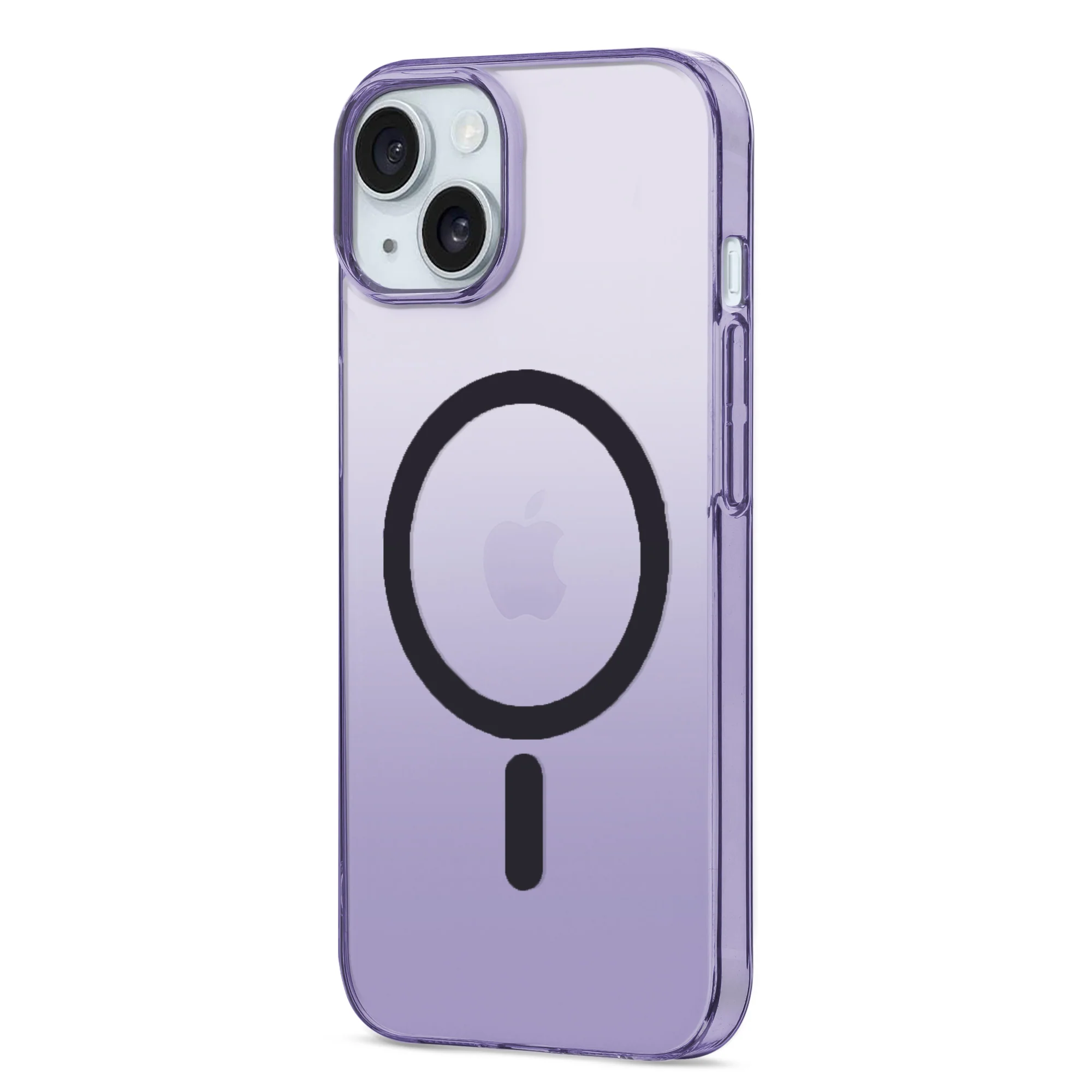 Colored Transparent Anti-Yellowing Wireless Charging Support Case For Apple iPhone 15 Plus - Image 26