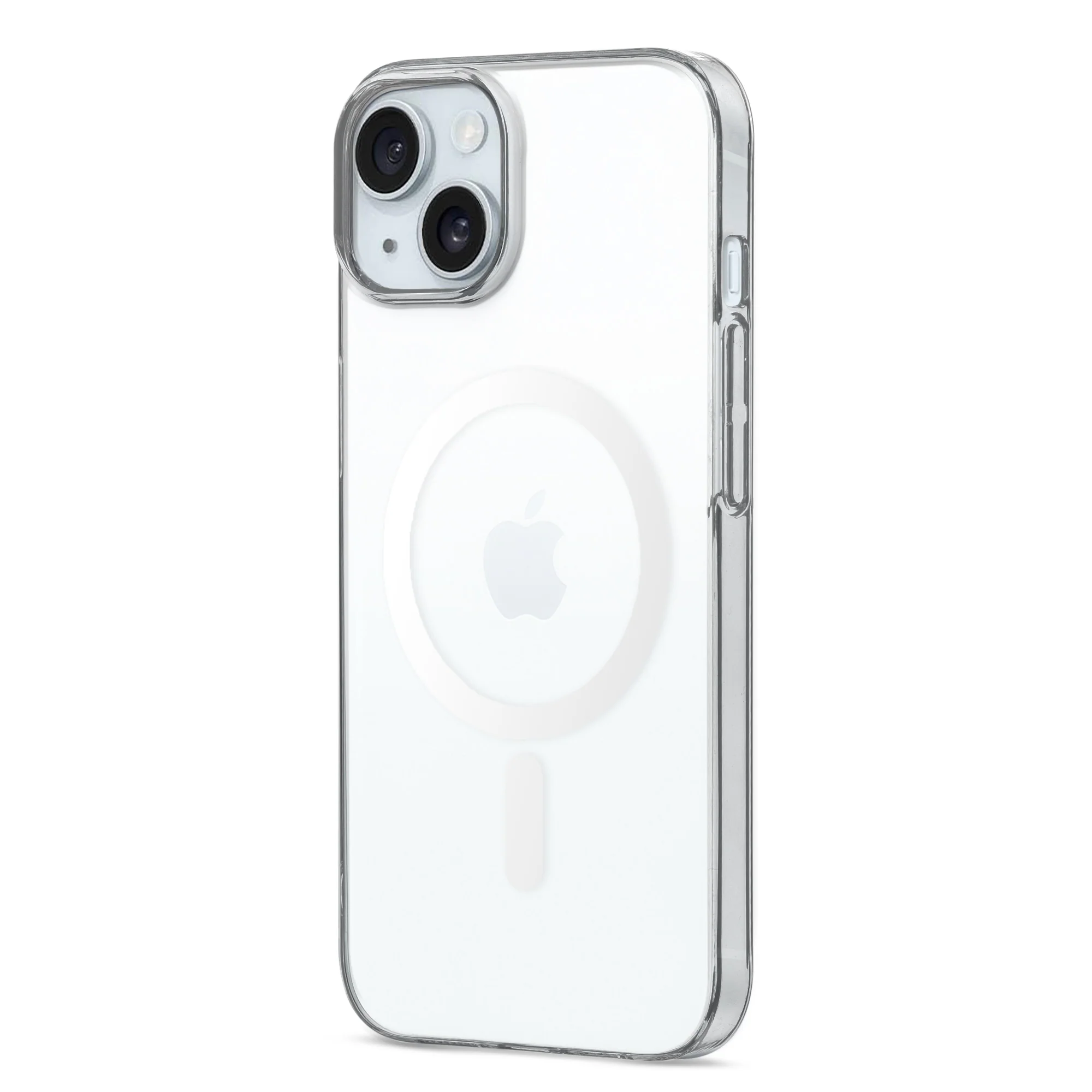 Colored Transparent Anti-Yellowing Wireless Charging Support Case For Apple iPhone 15 Plus - Image 40