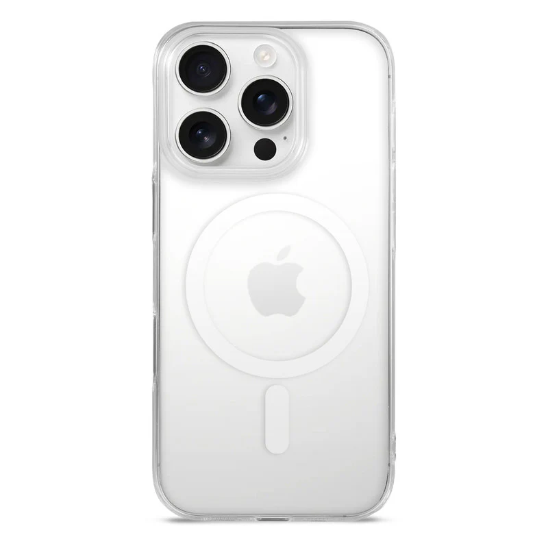 Colored Transparent Anti-Yellowing Wireless Charging Support Case For Apple iPhone 15 Pro - Image 34