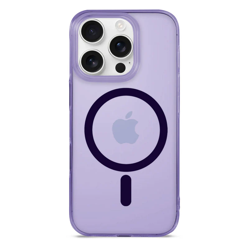 Colored Transparent Anti-Yellowing Wireless Charging Support Case For Apple iPhone 15 Pro Max - Image 20