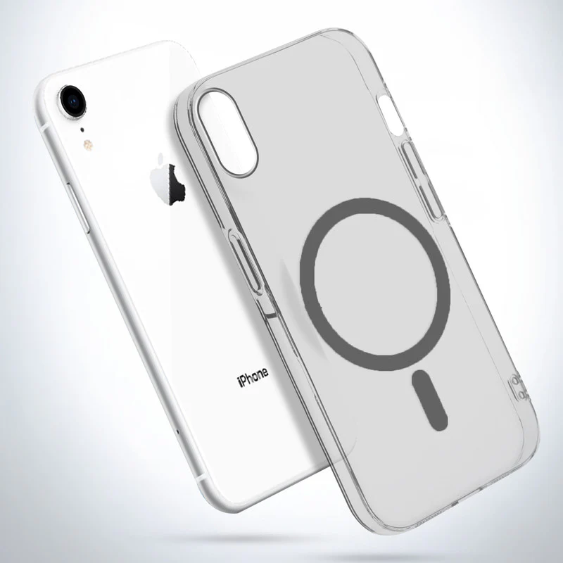 Colored Transparent Anti-Yellowing Wireless Charging Support Case For Apple iPhone XR - Image 17