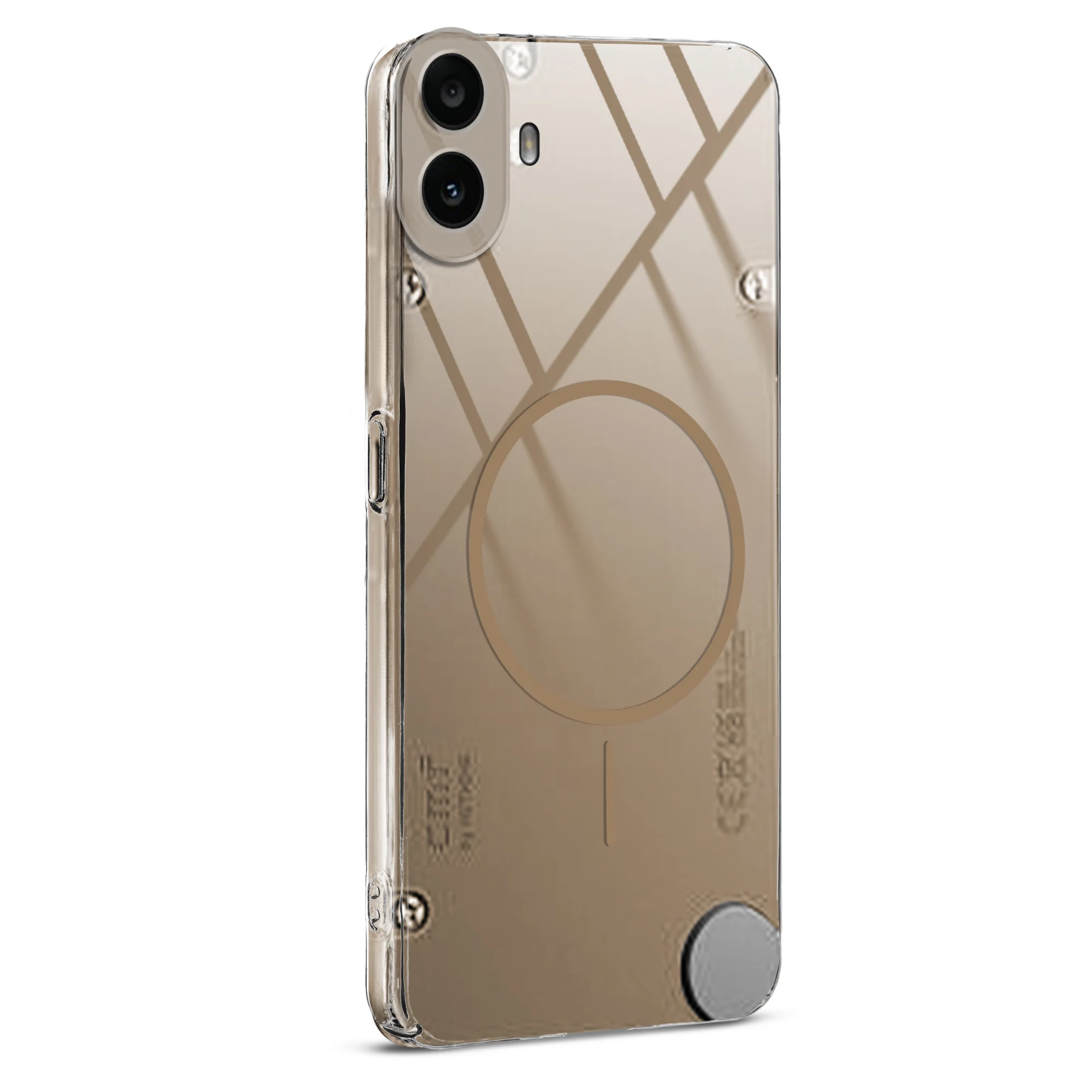 Colored Transparent Anti-Yellowing Wireless Charging Support Case For CMF by Nothing Phone 1 - Image 18