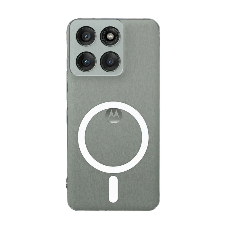 Colored Transparent Anti-Yellowing Wireless Charging Support Case For Motorola Moto Edge 60 Pro 5G - Image 13