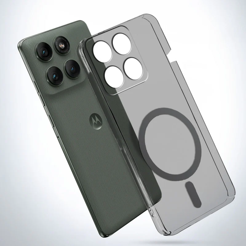 Colored Transparent Anti-Yellowing Wireless Charging Support Case For Motorola Moto Edge 60 Pro 5G - Image 4